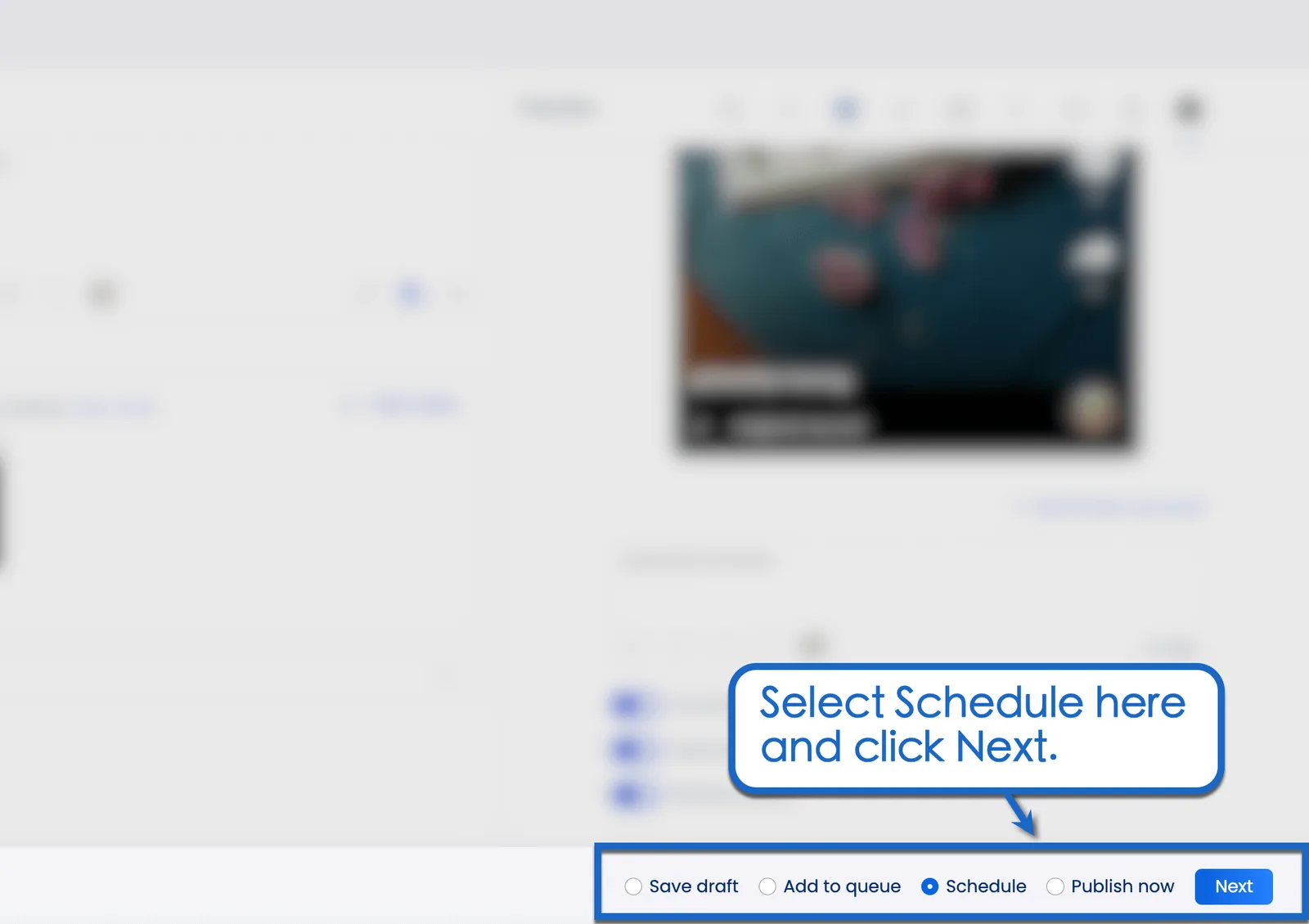 Create a post with the Vista Social publisher.