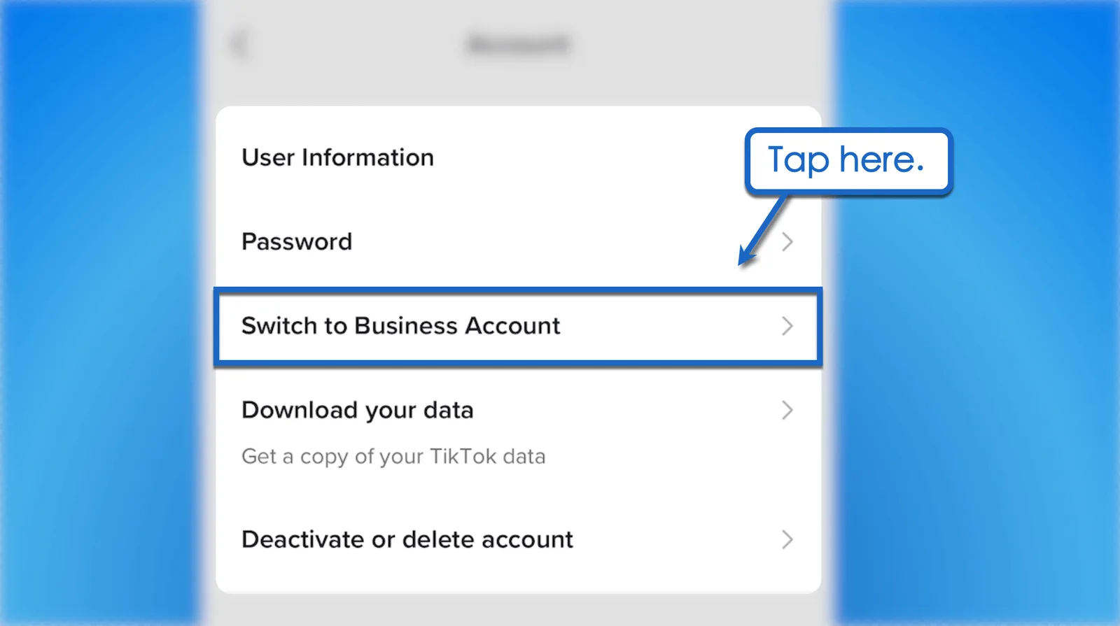 TikTok Business Account: How to Create a TikTok Business Account on Mobile 2