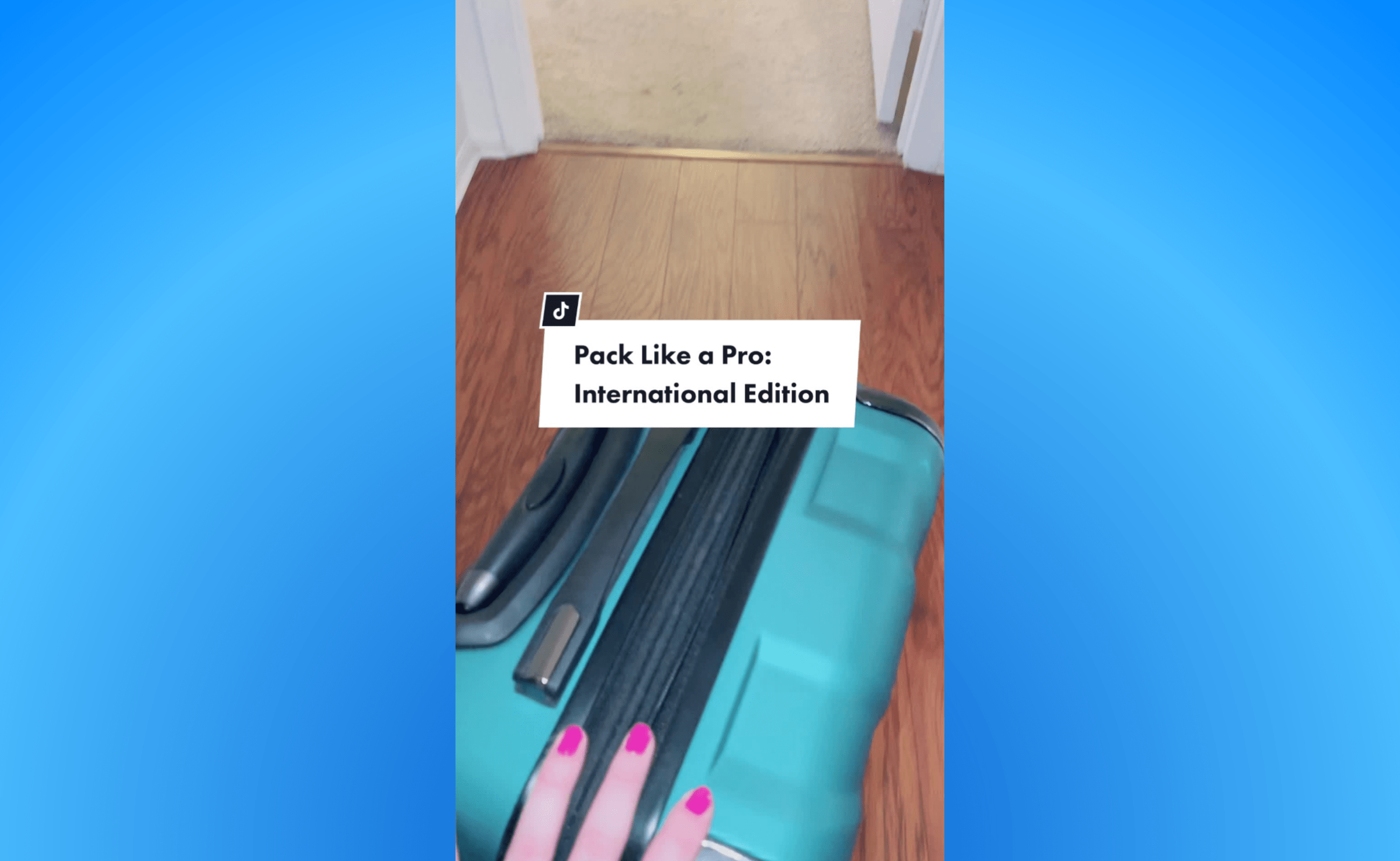 TikTok Challenge Idea: Luggage goals