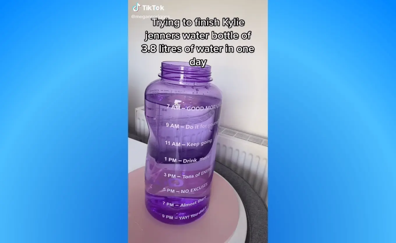 TikTok Challenge Idea: Hydration challenge