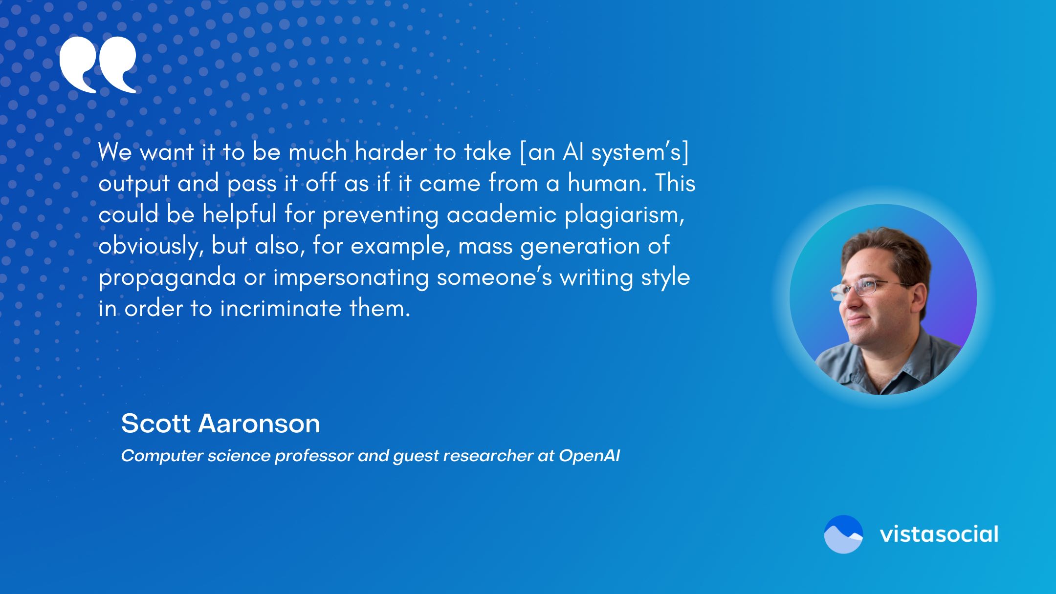 AI invisible watermarking | vista social