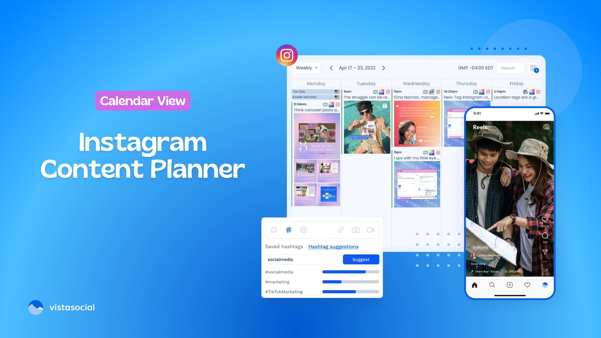 Best insta planner 2023: Vista Social