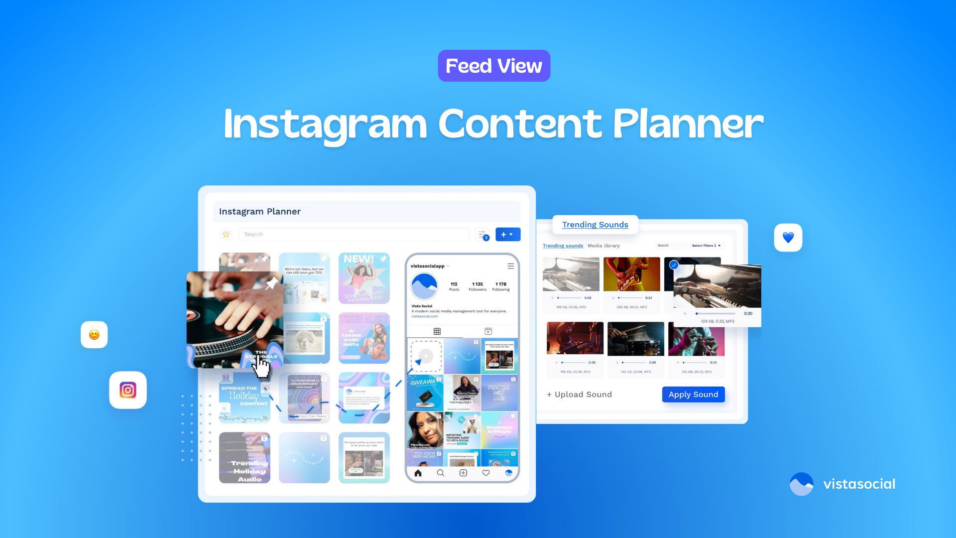 Best insta planner 2023: Vista Social