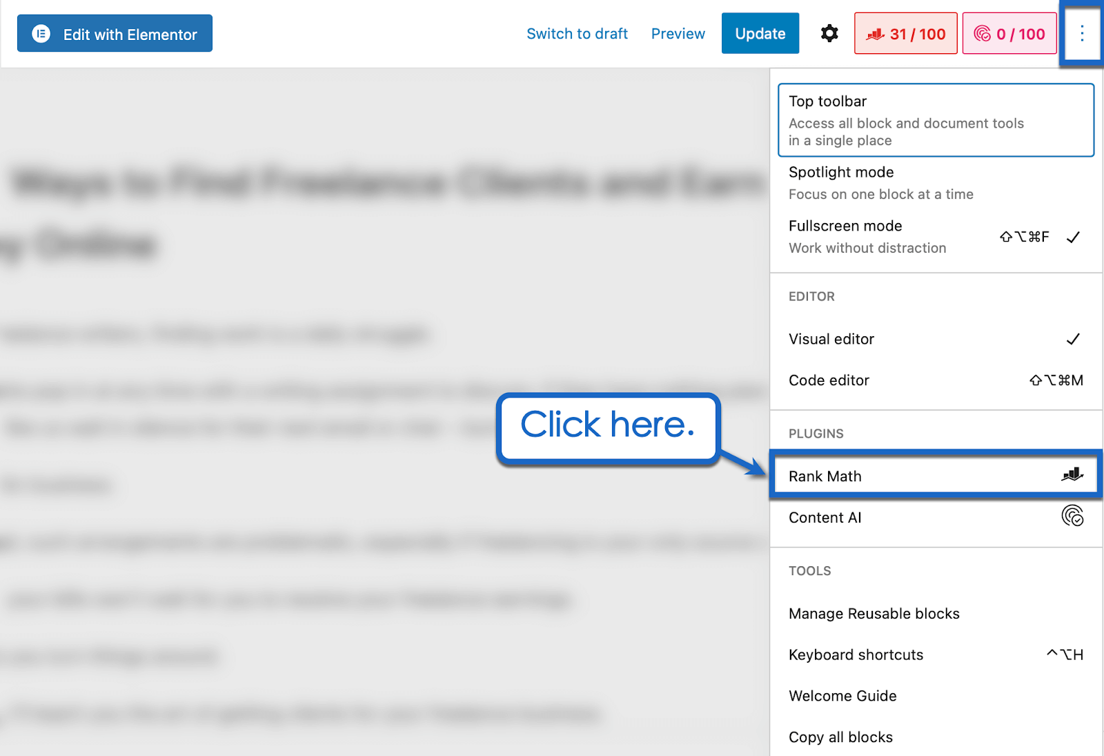 Click plugin.