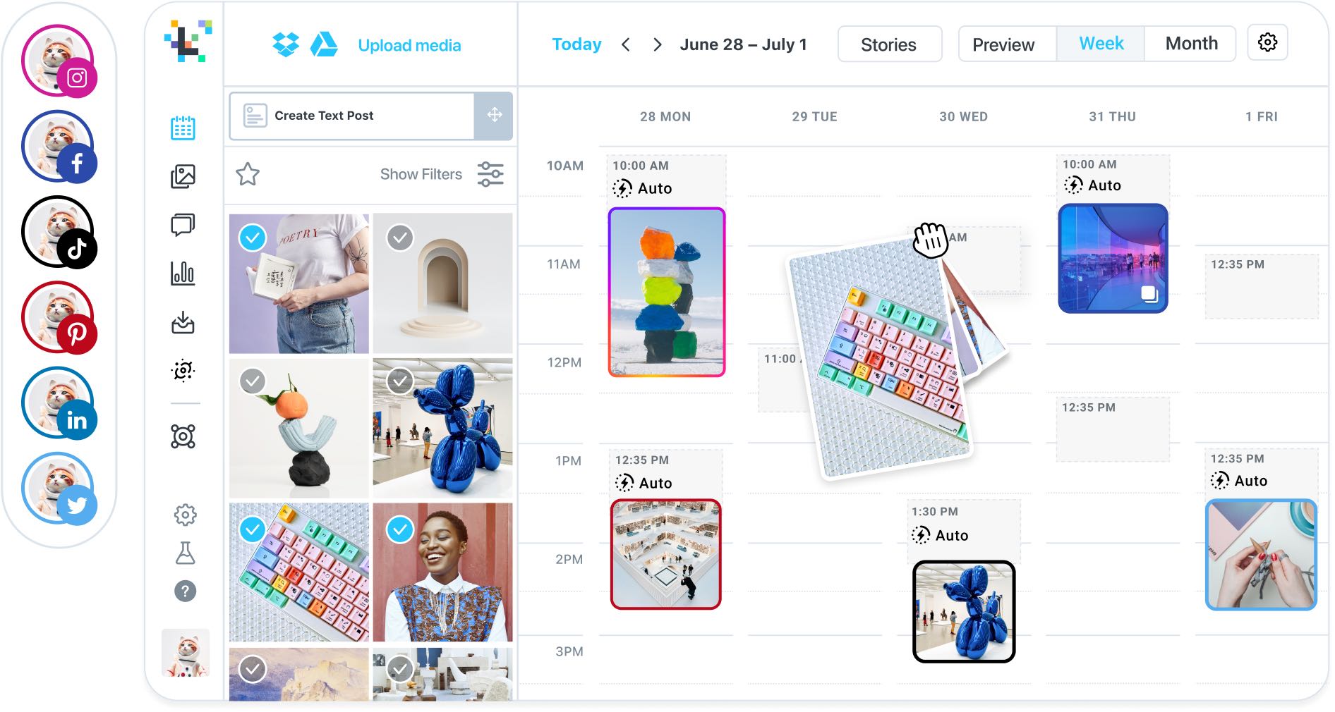 Instagram planner: Later