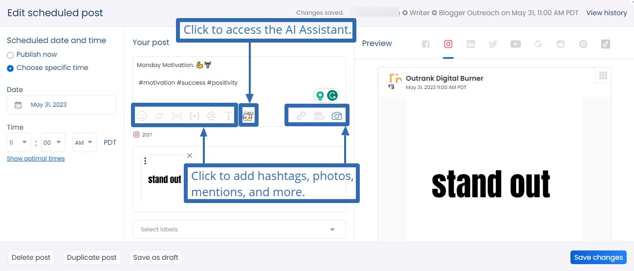 Access AI Assistant.