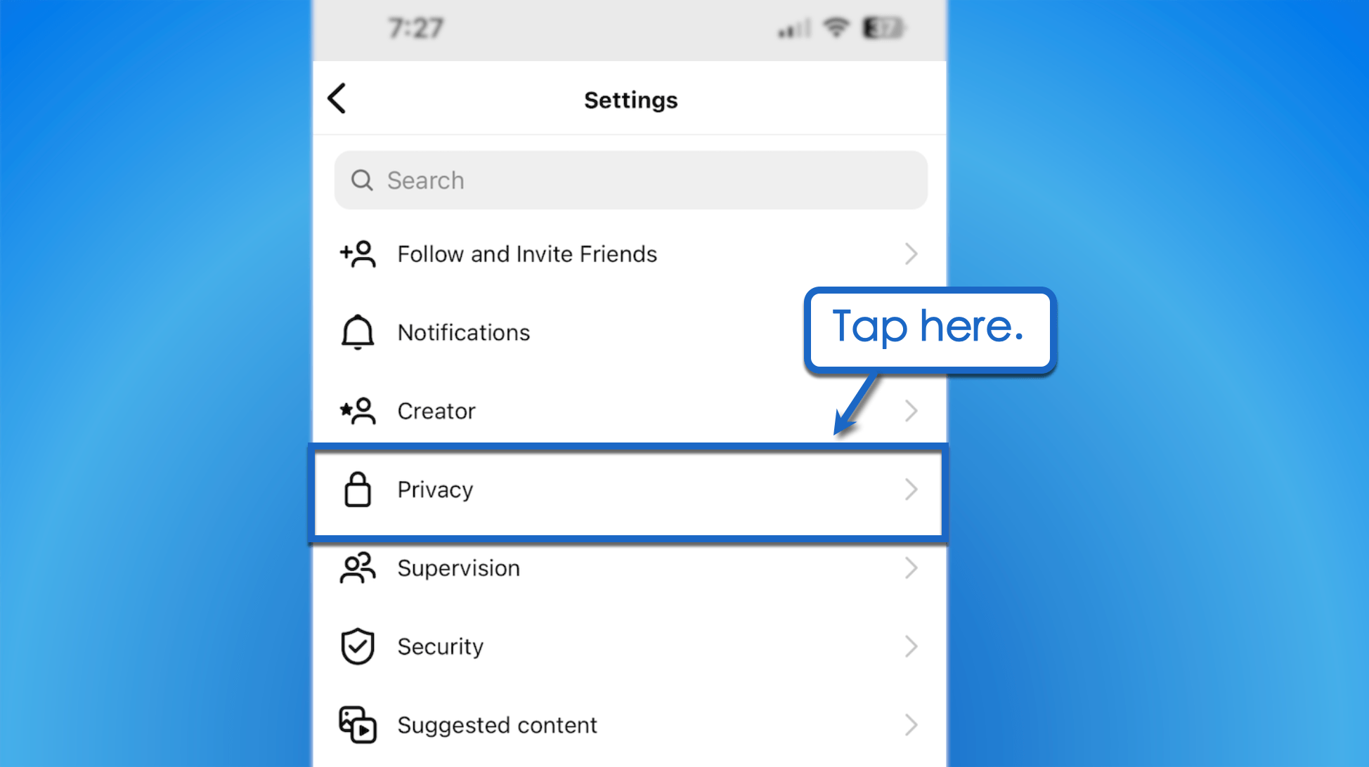 Instagram restrict vs block. Tap ' Privacy Settings'.