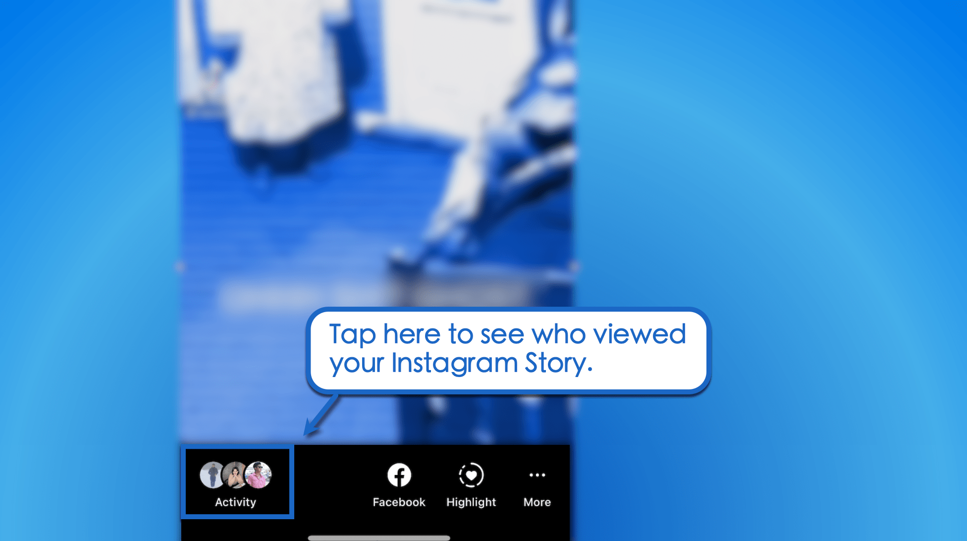 Tap 'Activity' to check.