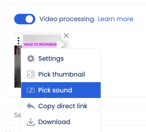 Trending audio in Vista Social