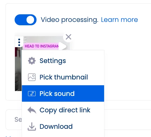 Trending audio in Vista Social
