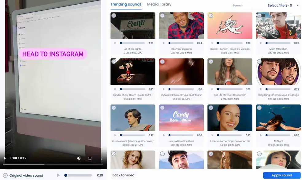 Trending Instagram Audio