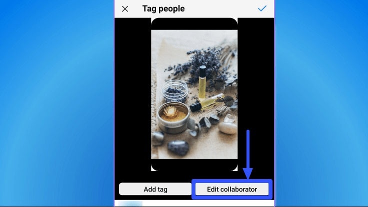 how to add a collaborator on Instagram: Step 3
