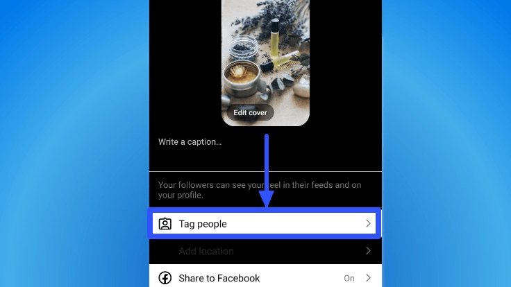 how to add a collaborator on Instagram: Step 1