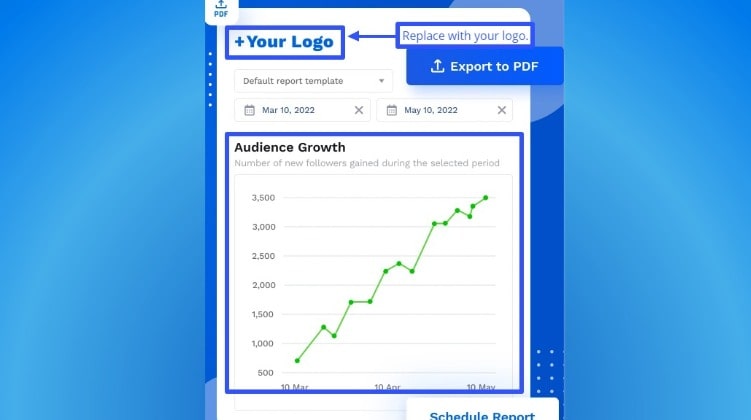 Transform your Instagram analytics reports into PDFs 