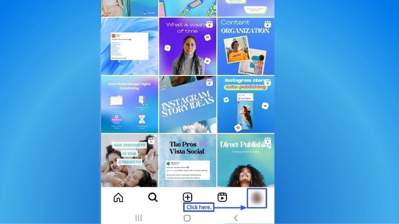 Discover People feature in the Instagram app..