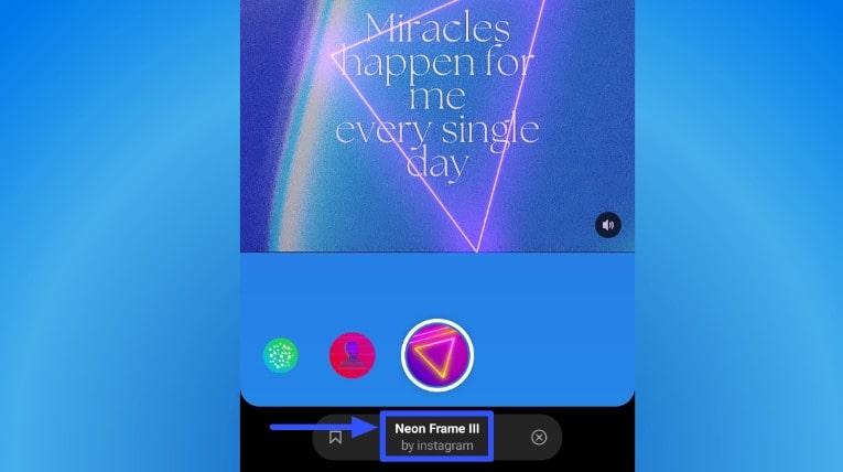 Instagram Filters, Neon Frame III