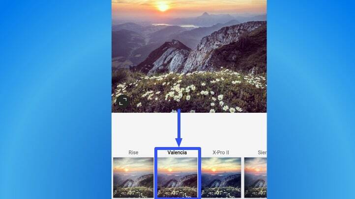 Instagram Filters, Valencia filter
