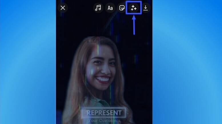 Instagram Filters, Glitch effect