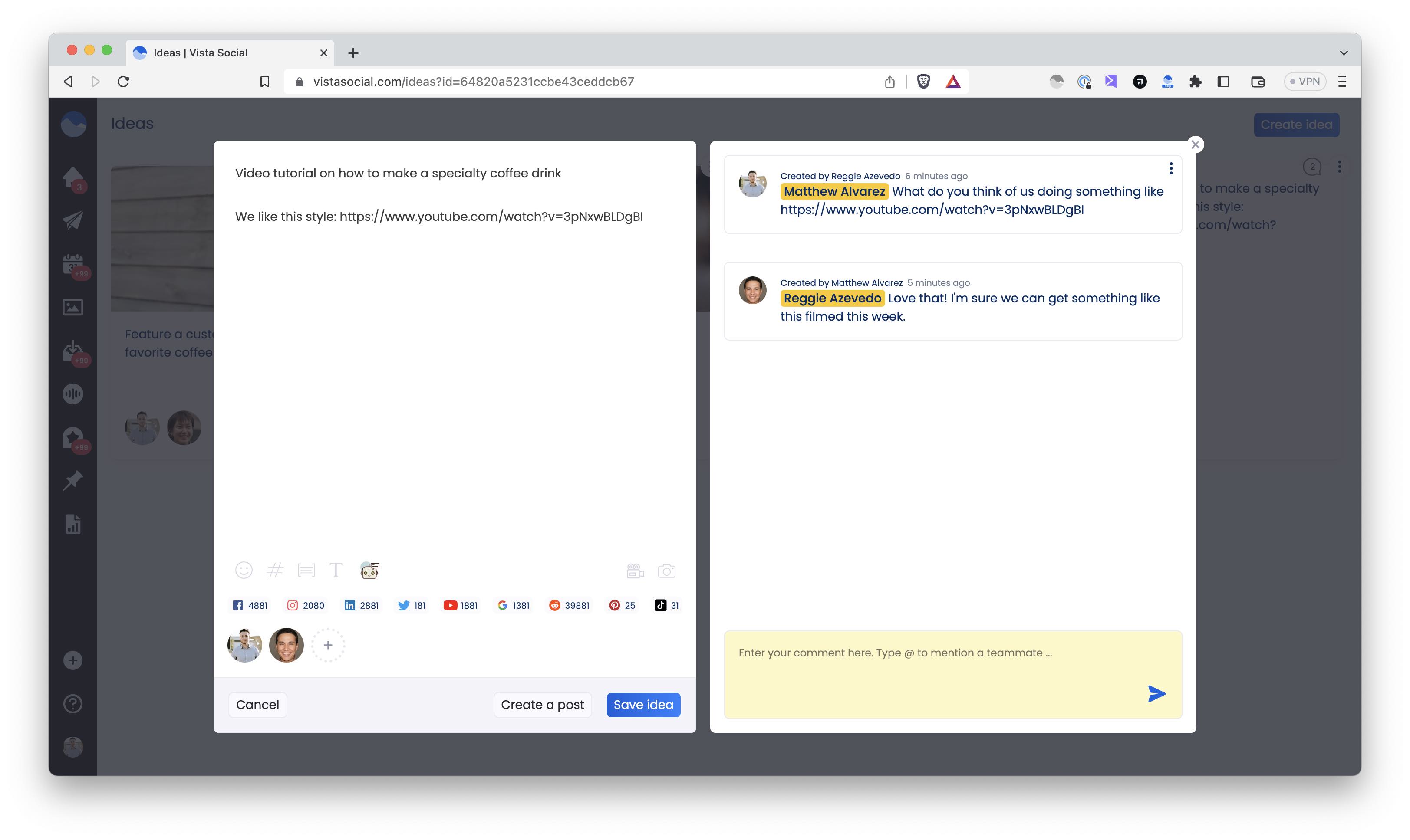 social media post ideas