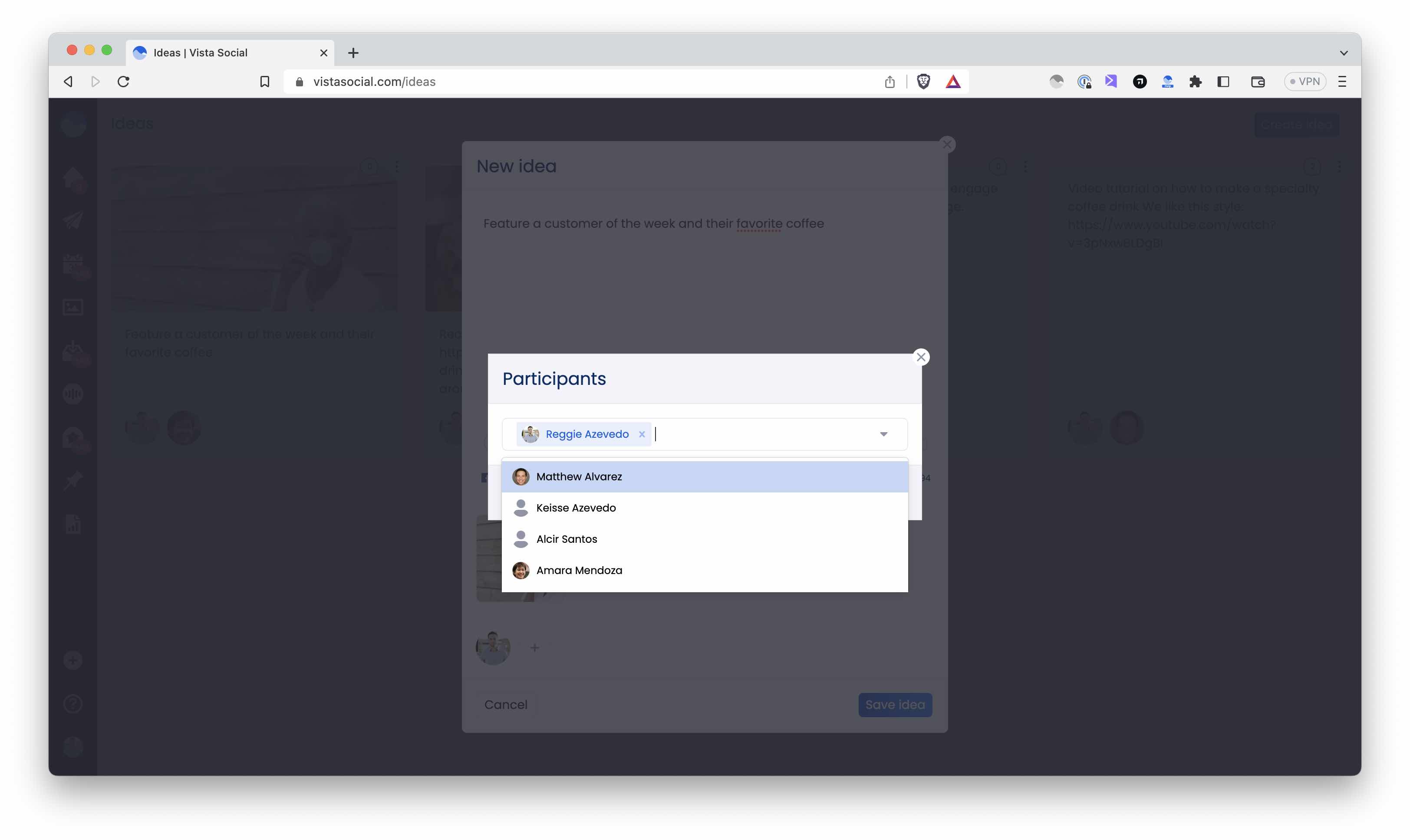 User permissions and assign tasks in Vista Social