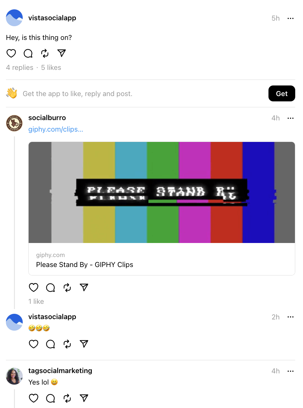 Instagram Threads Examples