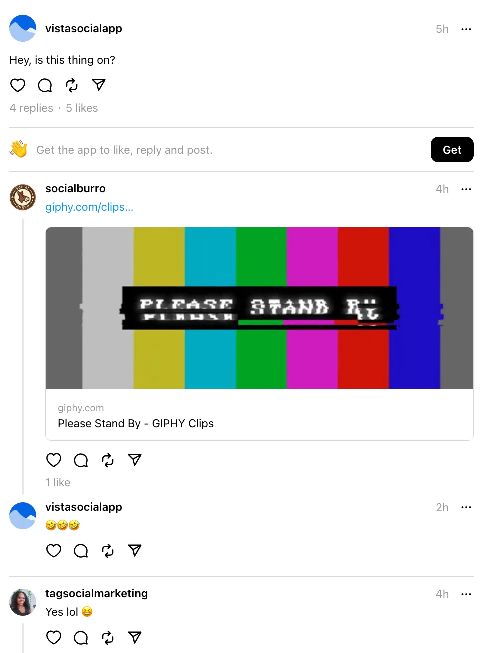 Instagram Threads Examples