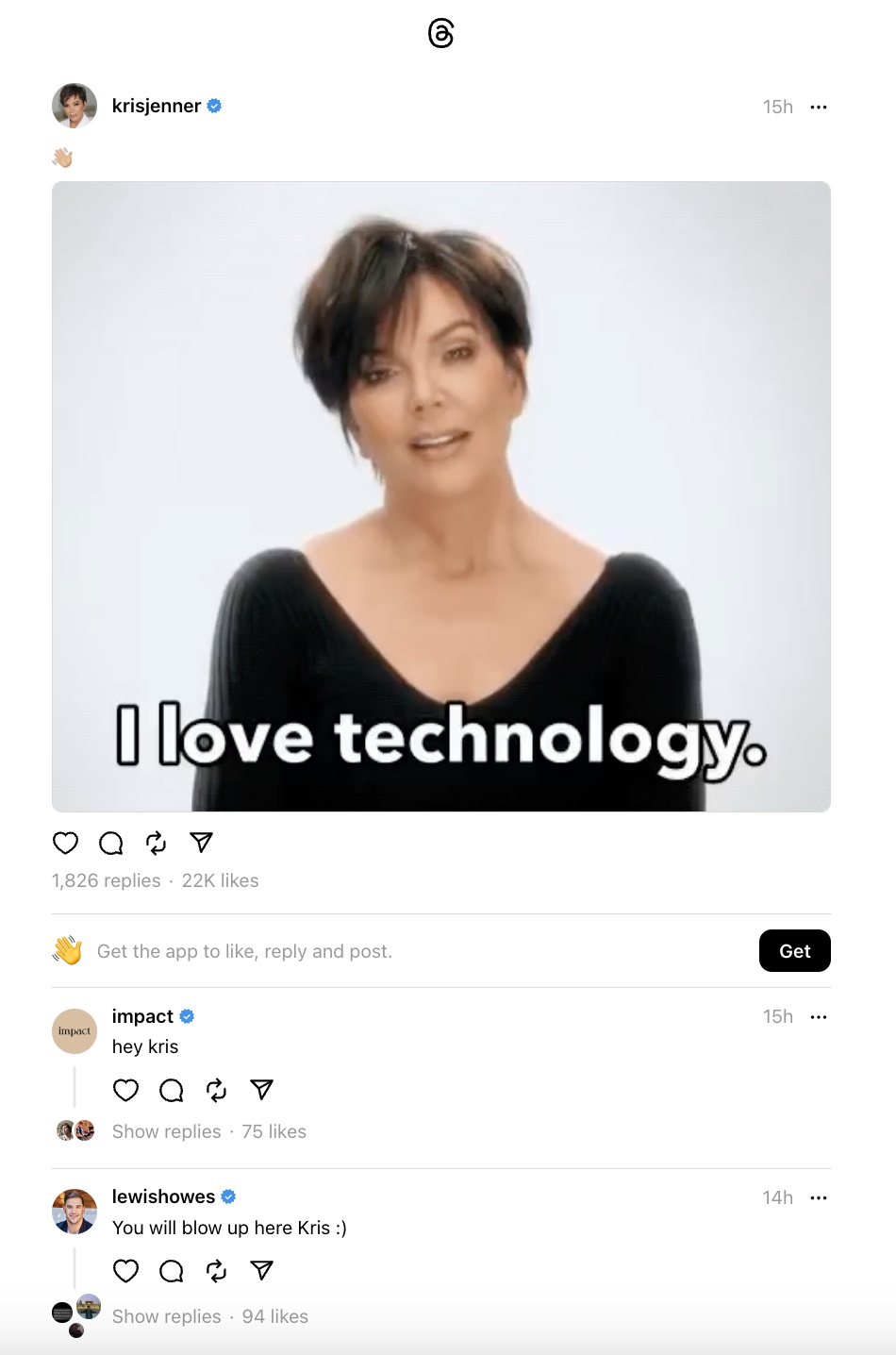 Instagram Threads Examples