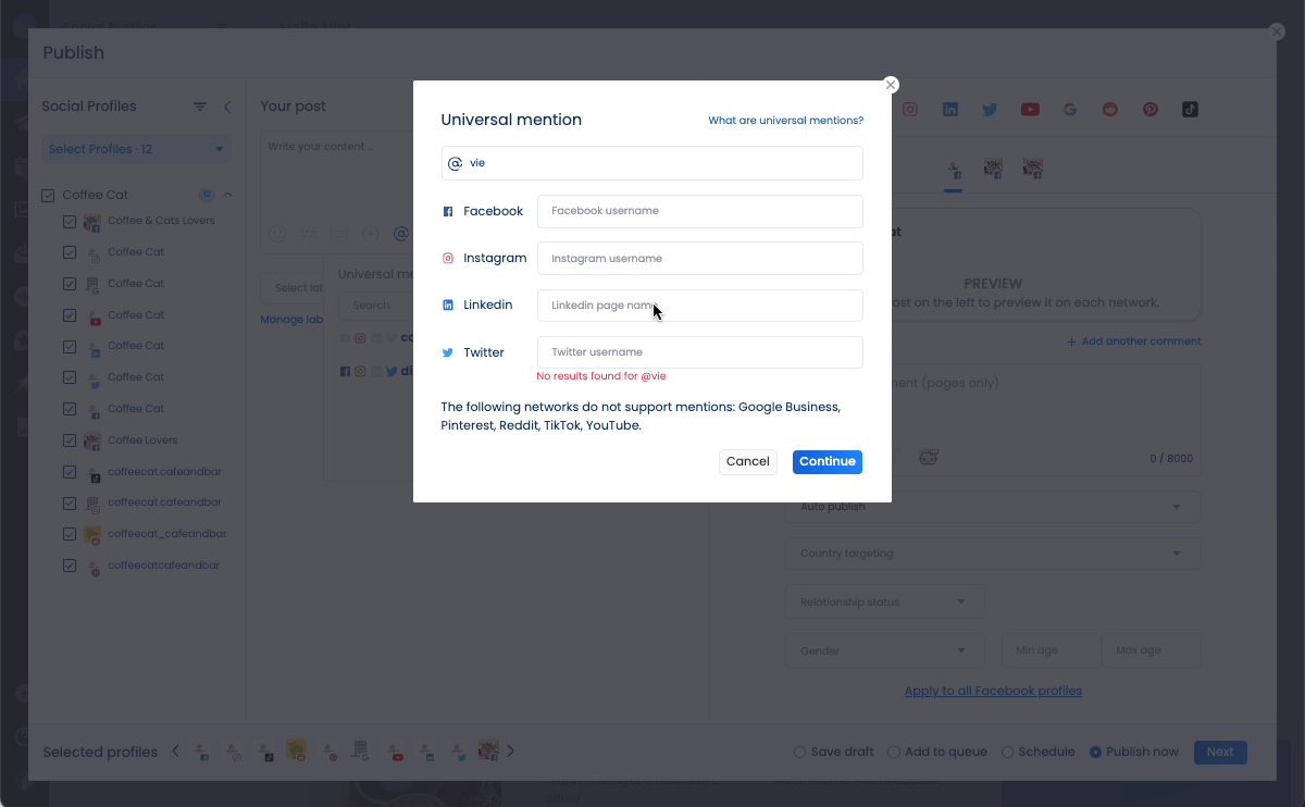 Tag Personal LinkedIn Accounts