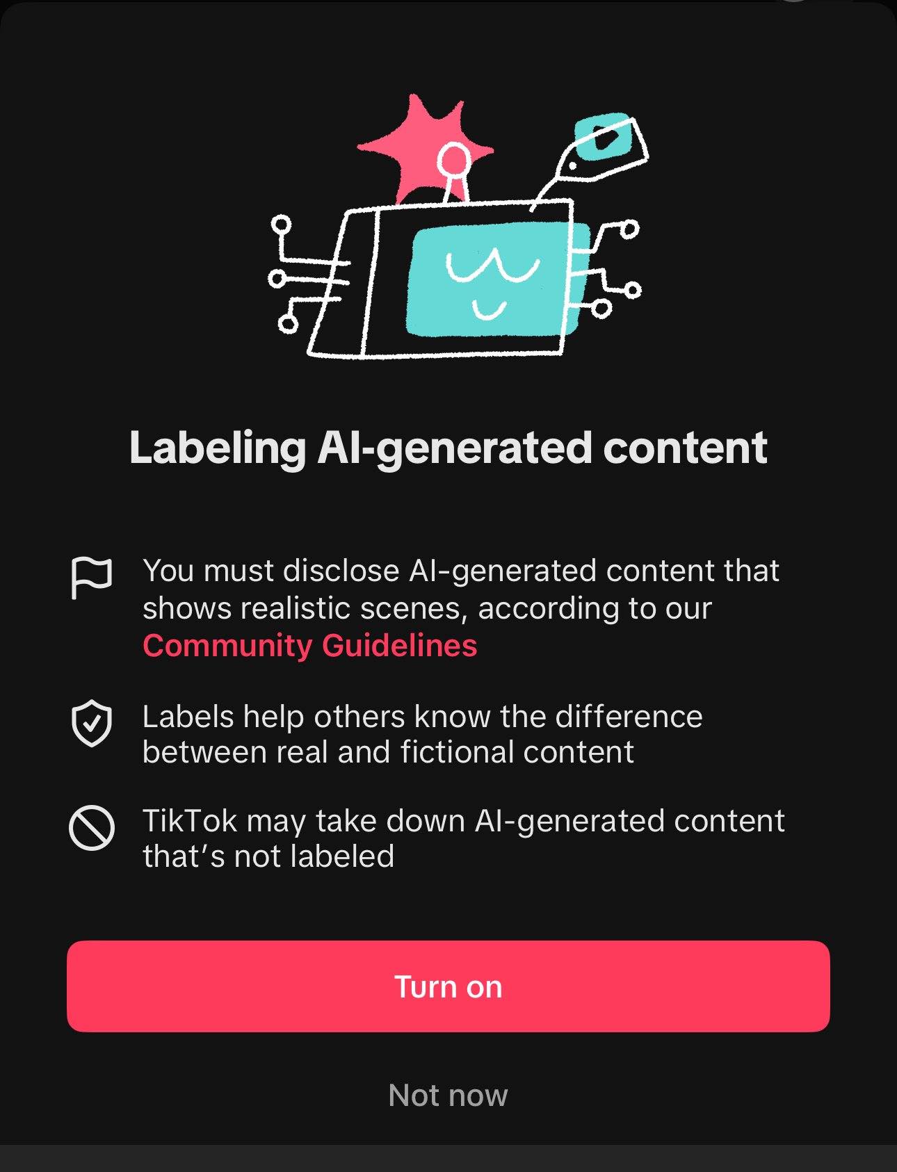 Guidelines for AI on TikTok: Labelling AI-Generated Content on TikTok