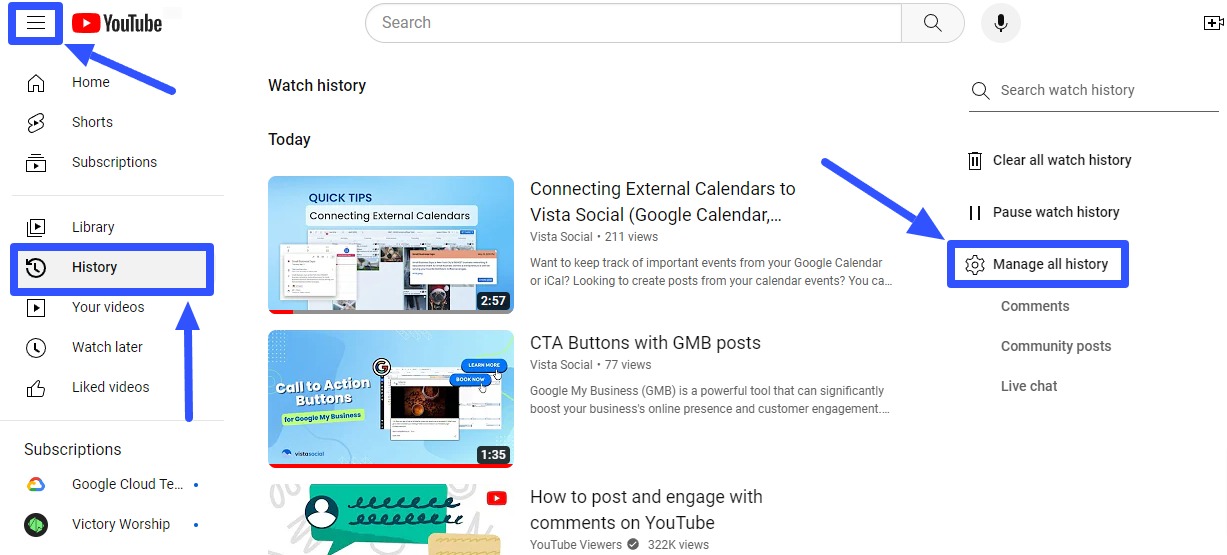 How to View Your YouTube Comment History12