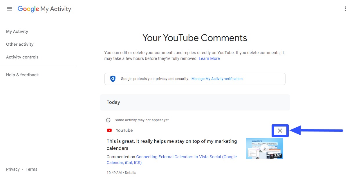 How to View Your YouTube Comment History4