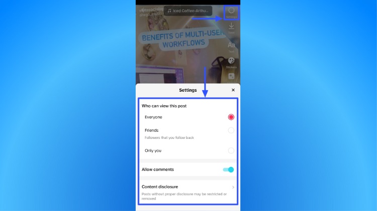 How to make a slideshow on TikTok8