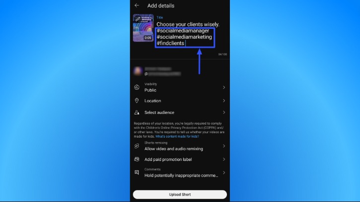 YouTube Shorts Hashtags5