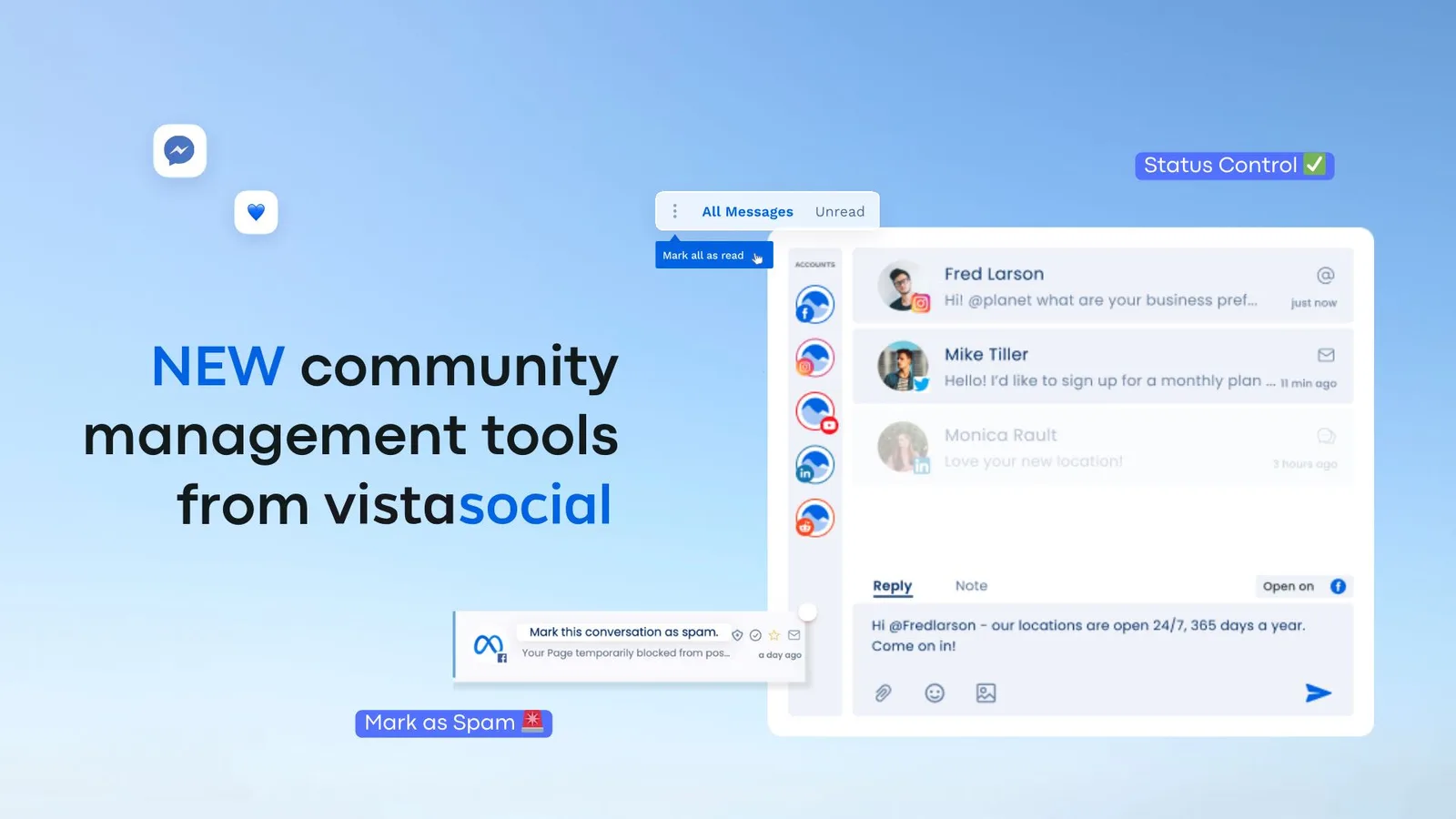 Best Unified Social Media Inbox: Vista Social