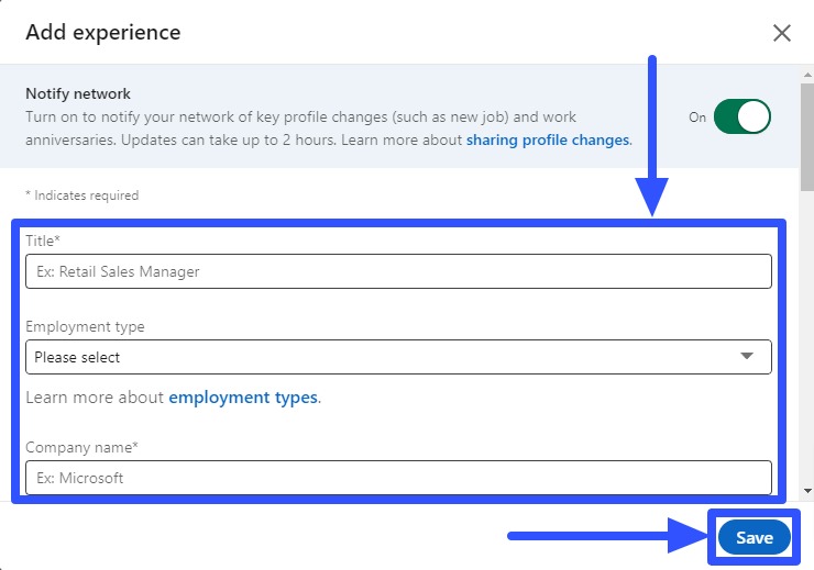 How to Add A Promotion on LinkedIn5