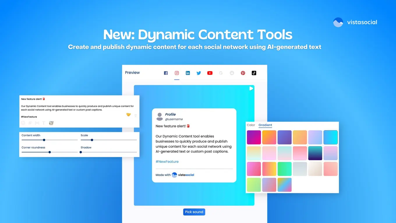 Dynamic Content Creation Tools