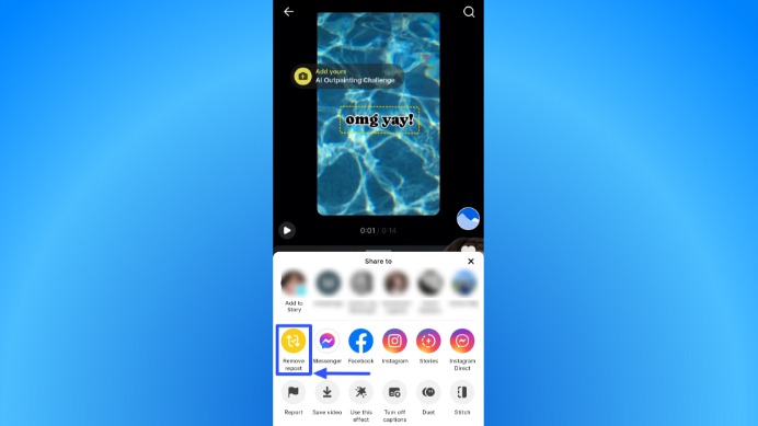 How to Undo Repost on TikTok4