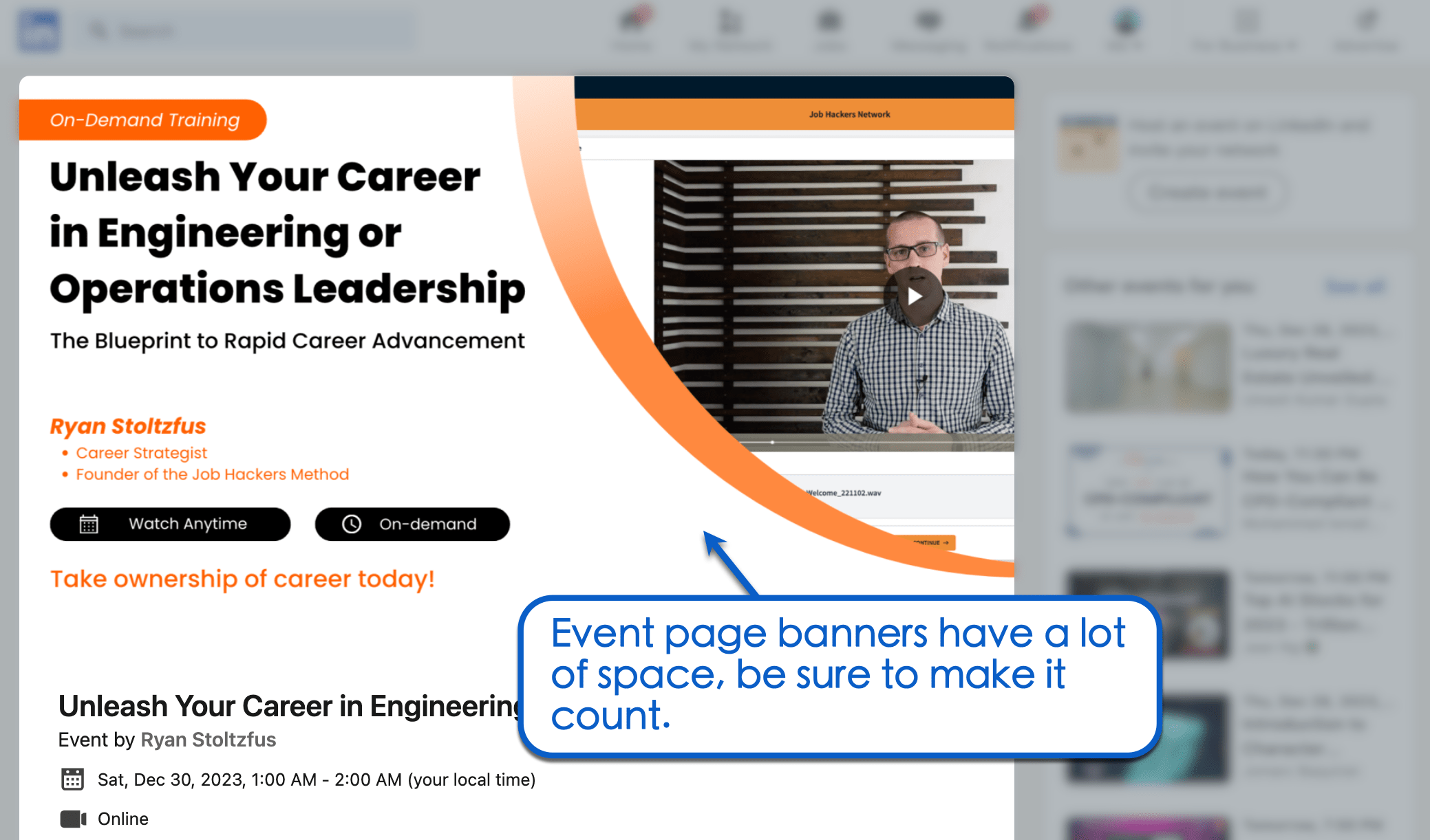 LinkedIn Banner Size 6