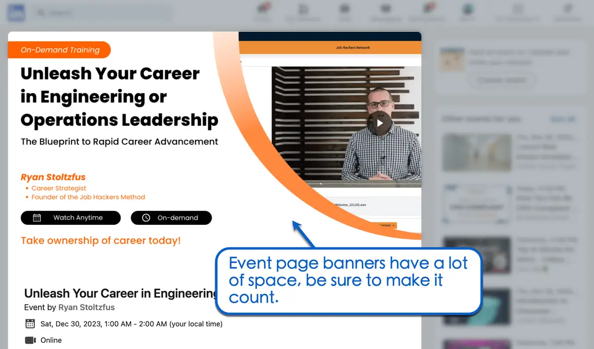 LinkedIn Banner Size 6
