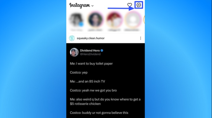 Vanish Mode on Instagram1