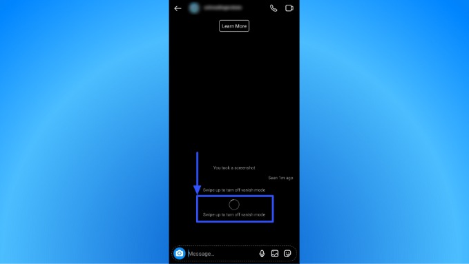 Vanish Mode on Instagram5
