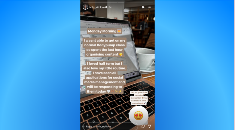 Instagram Story size 1g
