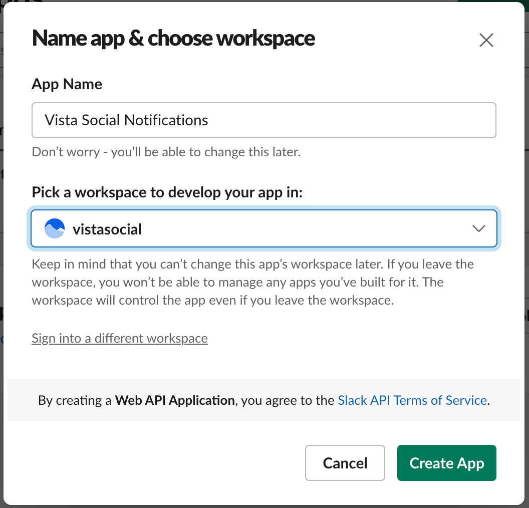 Slack for Social Media Updates
