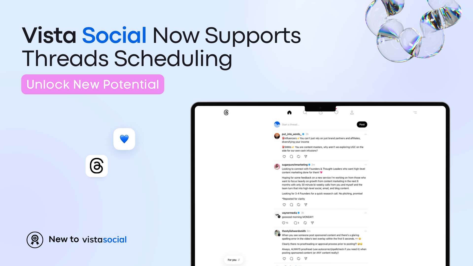 Unlock New Potential: Schedule Threads with Vista Social Unlock New Potential: Schedule Threads with Vista Social
