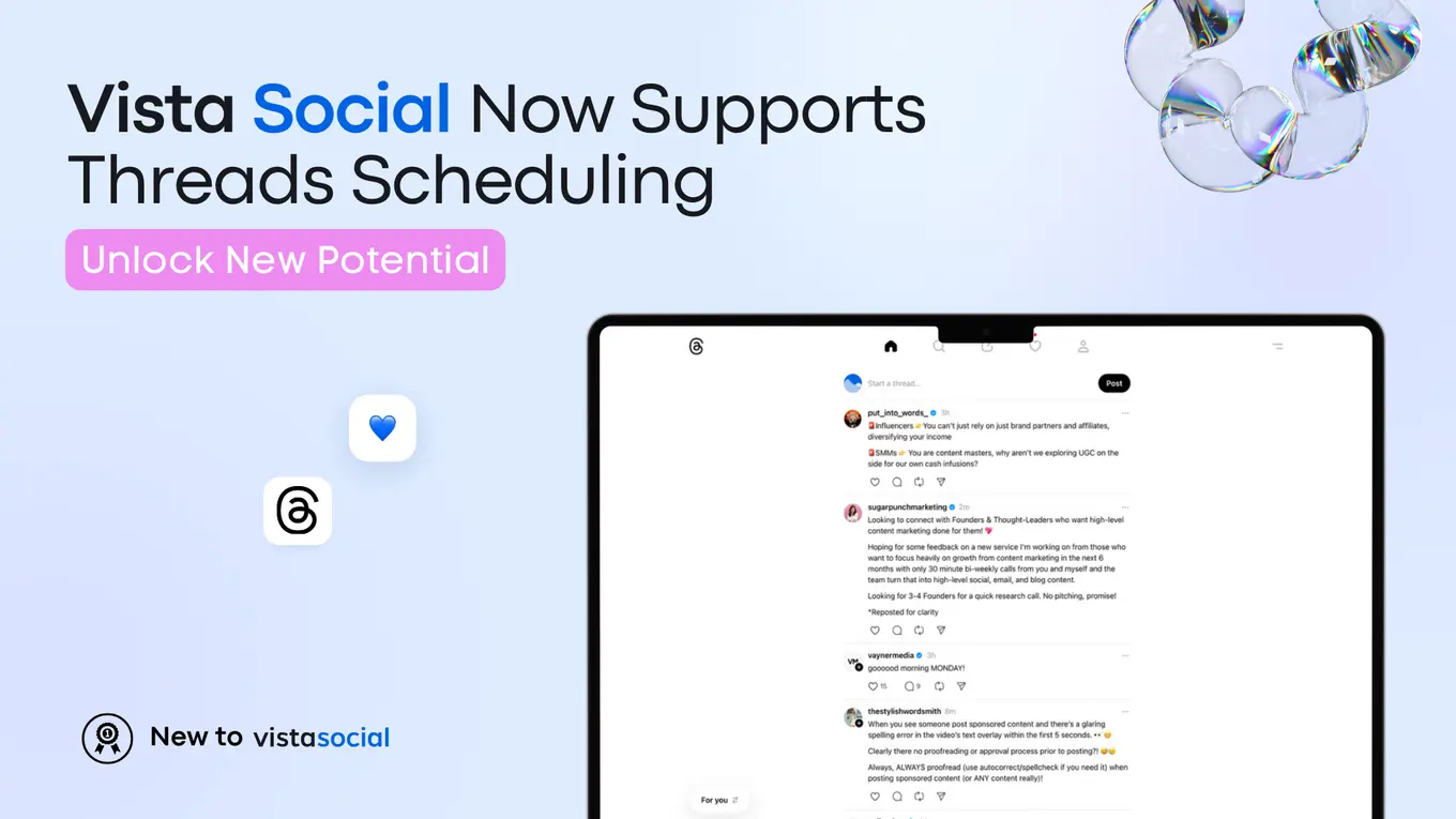 Unlock New Potential: Schedule Threads with Vista Social