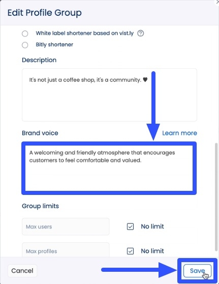 How to Use Vista Socials AI Assistant for Custom Brand Voice Generation3