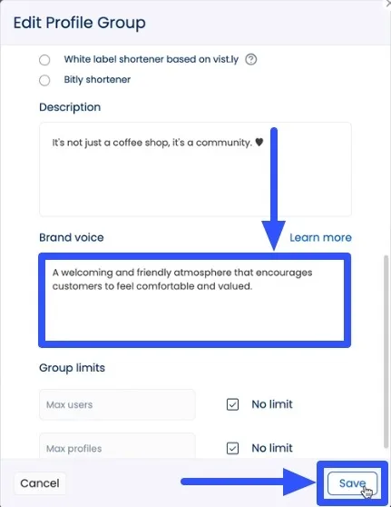 How to Use Vista Socials AI Assistant for Custom Brand Voice Generation3
