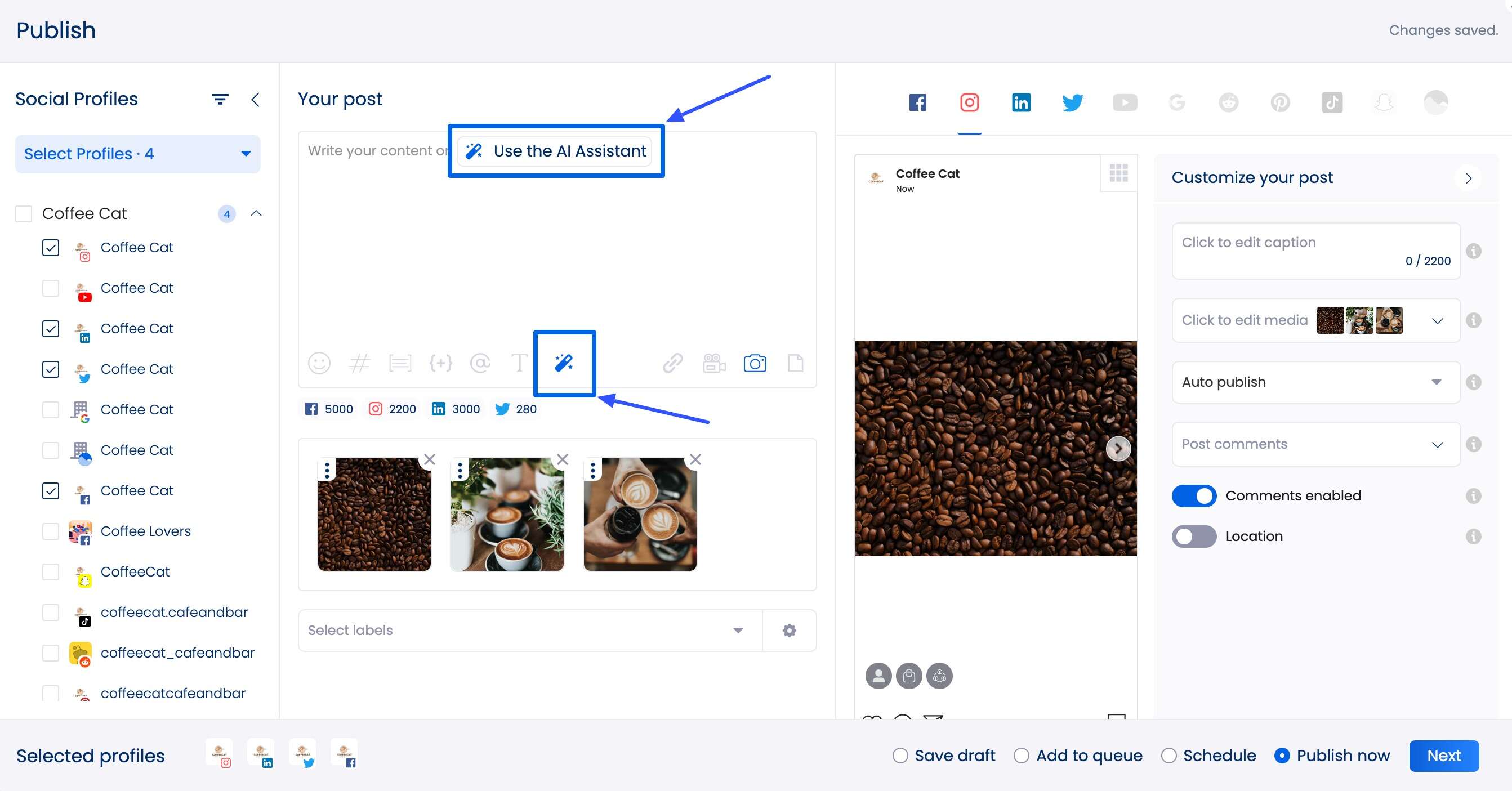 How to Use Vista Socials AI Assistant for Custom Brand Voice Generation5
