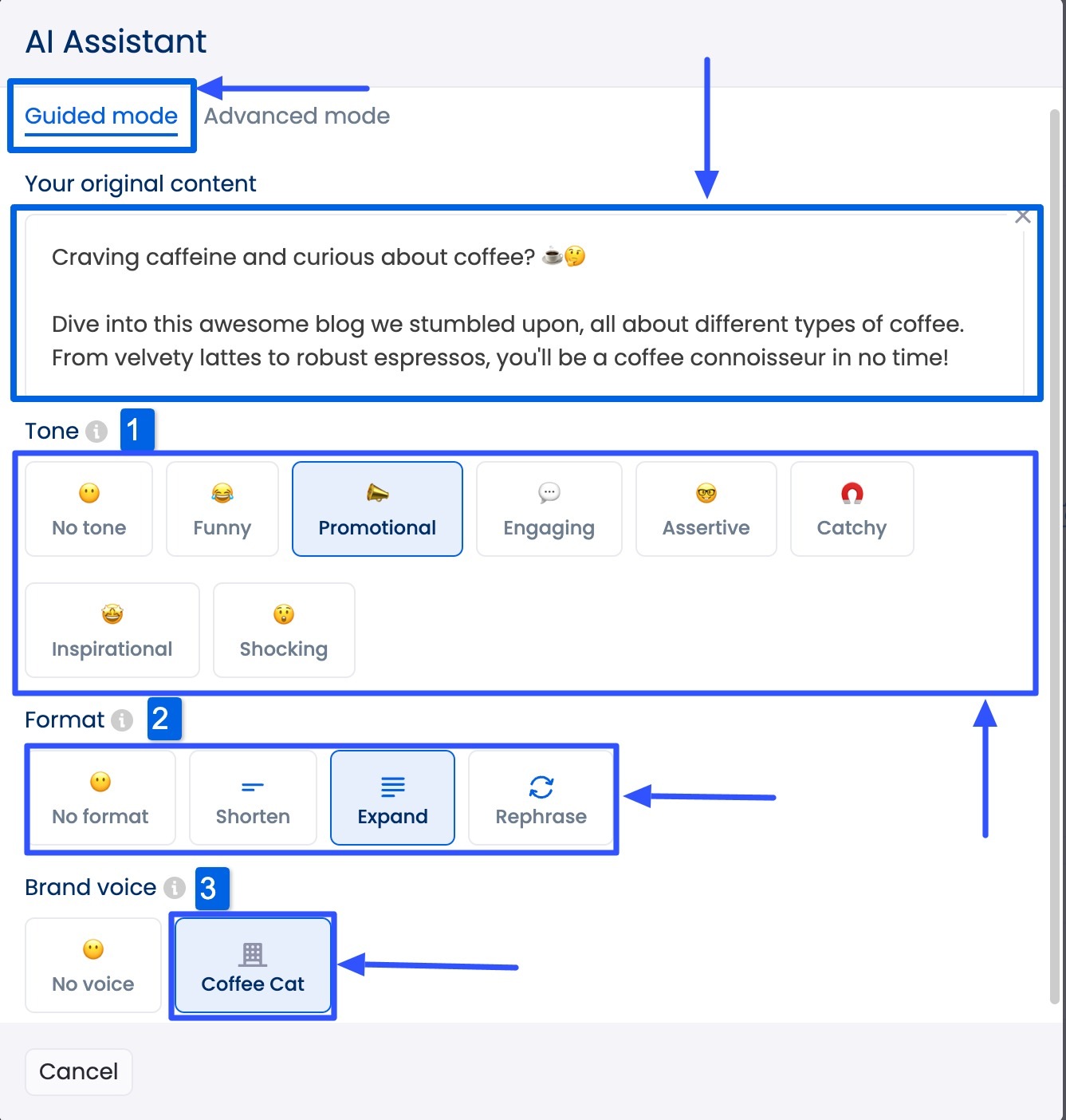 How to Use Vista Socials AI Assistant for Custom Brand Voice Generation6