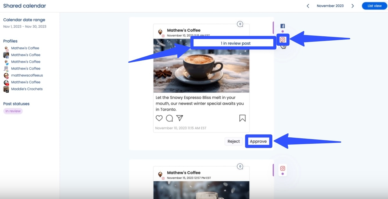 Social Media Approval Software11